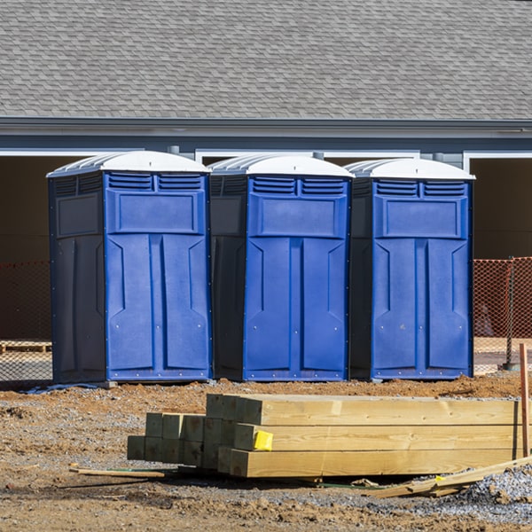 what is the maximum capacity for a single portable restroom in Millington IL